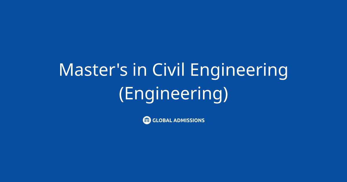 Master's in Civil Engineering (Engineering) at Penn State University