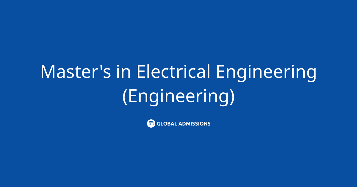 Master's in Electrical Engineering (Engineering) at Penn State